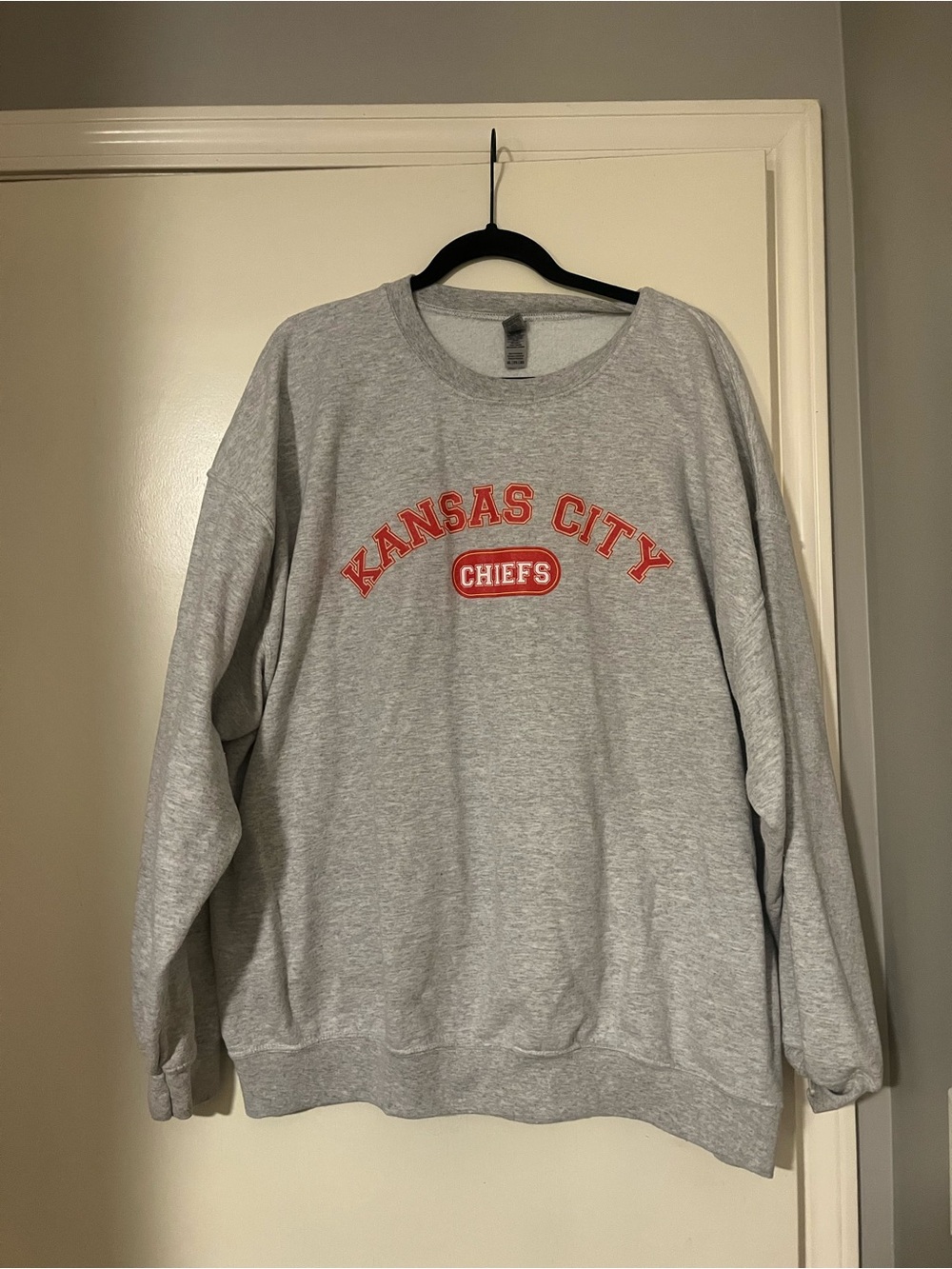 Kansas City Chiefs Gray Crewneck Sweatshirt